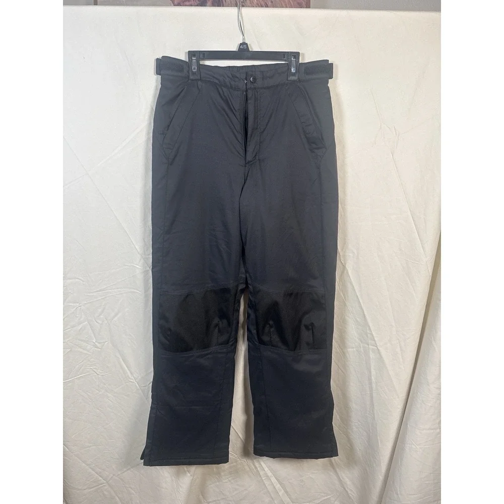 L.L. Bean Womens 16 Black Insulated Snow Ski Pants Winter Outdoor